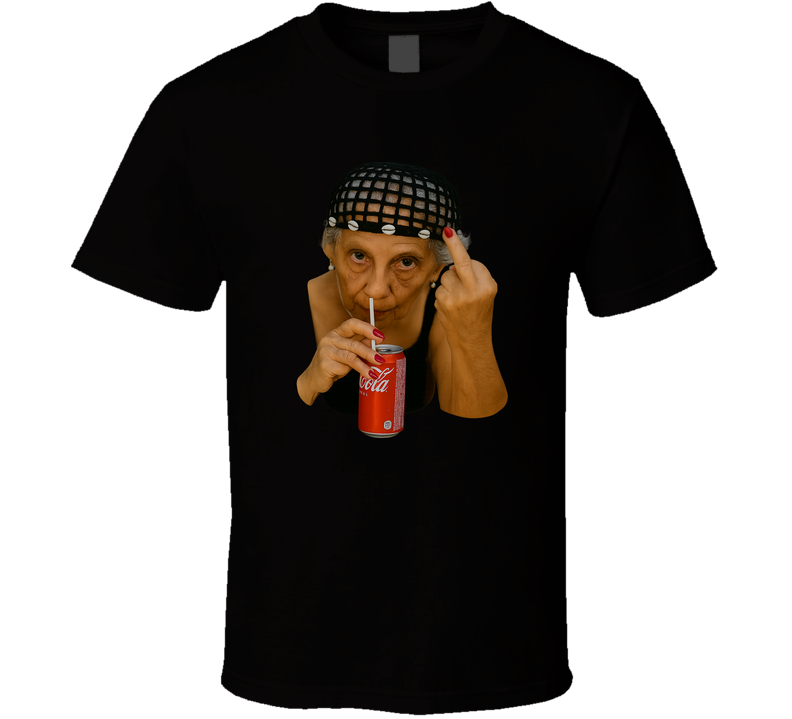 Granny's Got Attitude Flipping Bird Coke T Shirt Granny's Got Attitude Flipping Bird Coke T Shirt