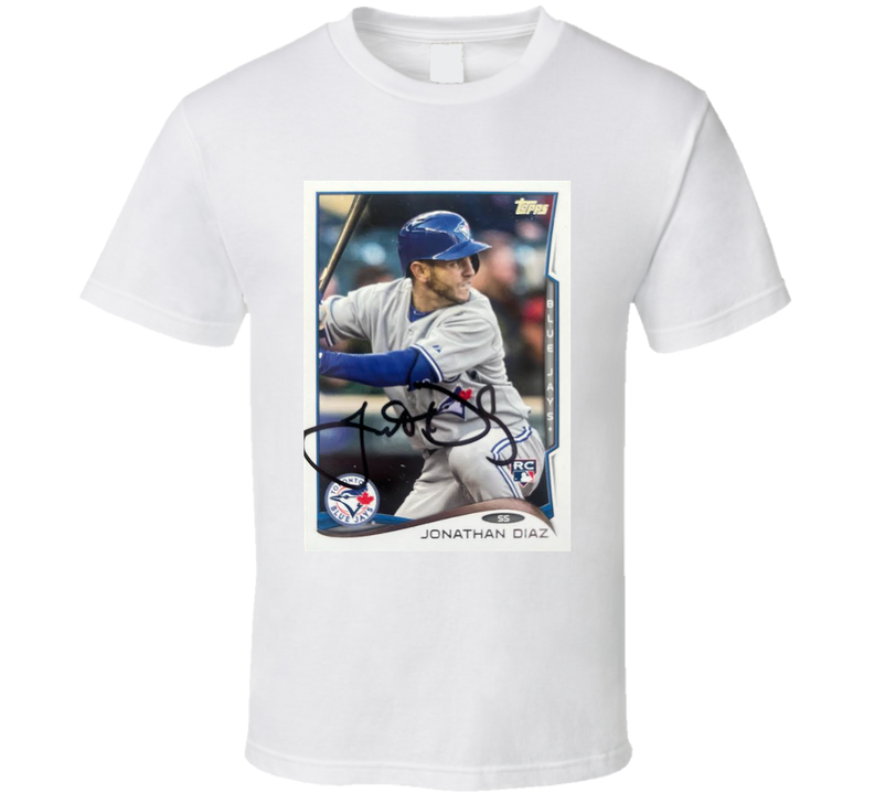 Johnathan Diaz Baseball Card Fan T Shirt Johnathan Diaz Baseball Card Fan T Shirt