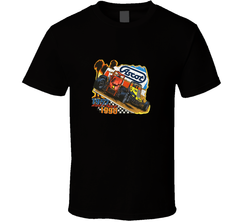 Final Night Ascot Park T-shirt 1990 Vintage Sprint Car Bubby Jones Dean Thompson T Shirt Final Night Ascot Park T-shirt 1990 Vintage Sprint Car Bubby Jones Dean Thompson T Shirt
