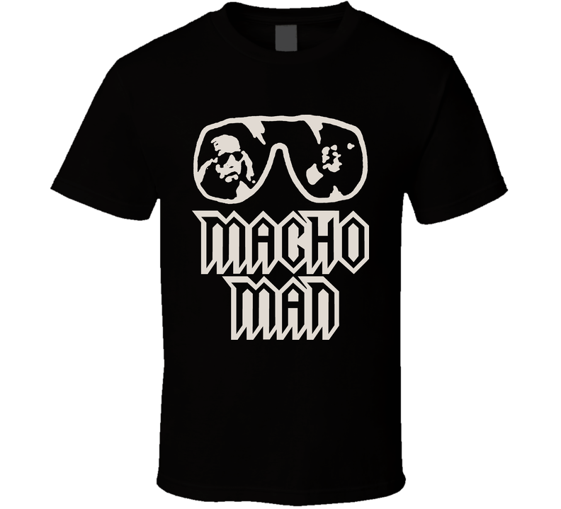 Macho Man Randy Savage Wrestling Retro Black Unisex T Shirt