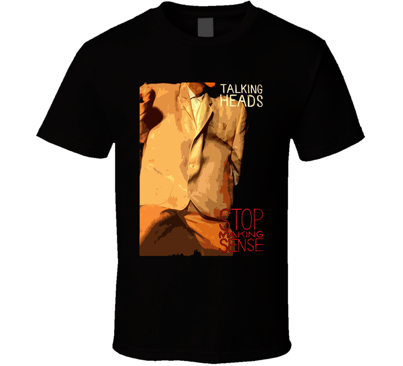 Talking Heads Stop Making Sense Black Unisex T Shirt Talking Heads Stop Making Sense Black Unisex T Shirt