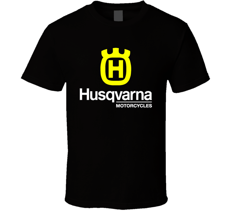Husqvarna Motorcycles Style Black Unisex T Shirt