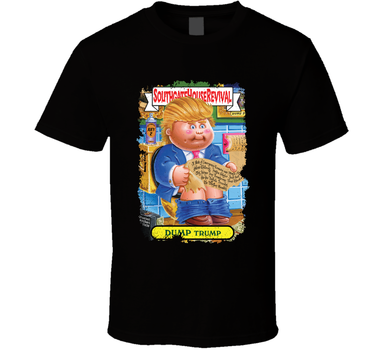 Garbage Pail Kids Dump Trump Black Unisex T Shirt Garbage Pail Kids Dump Trump Black Unisex T Shirt