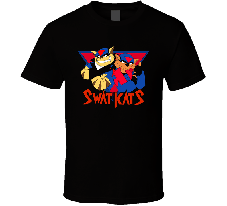Swat Kats Retro Cartoon Black Unisex T Shirt Swat Kats Retro Cartoon Black Unisex T Shirt
