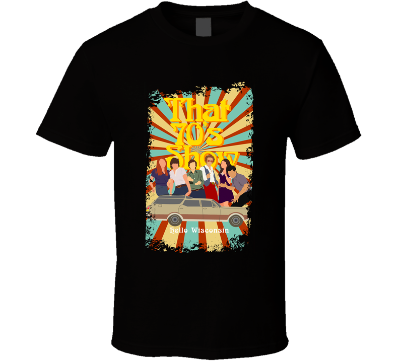 That 70s Show Vintage Distressed Stoner Black Unisex T Shirt That 70s Show Vintage Distressed Stoner Black Unisex T Shirt