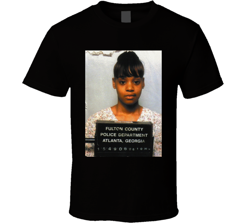 Lisa Left Eye Lopes Mugshot Black Unisex T Shirt Lisa Left Eye Lopes Mugshot Black Unisex T Shirt