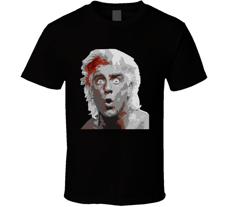 Ric Flair Woooooo Bloody Face Wrestling Fan Black Unisex T Shirt Ric Flair Woooooo Bloody Face Wrestling Fan Black Unisex T Shirt