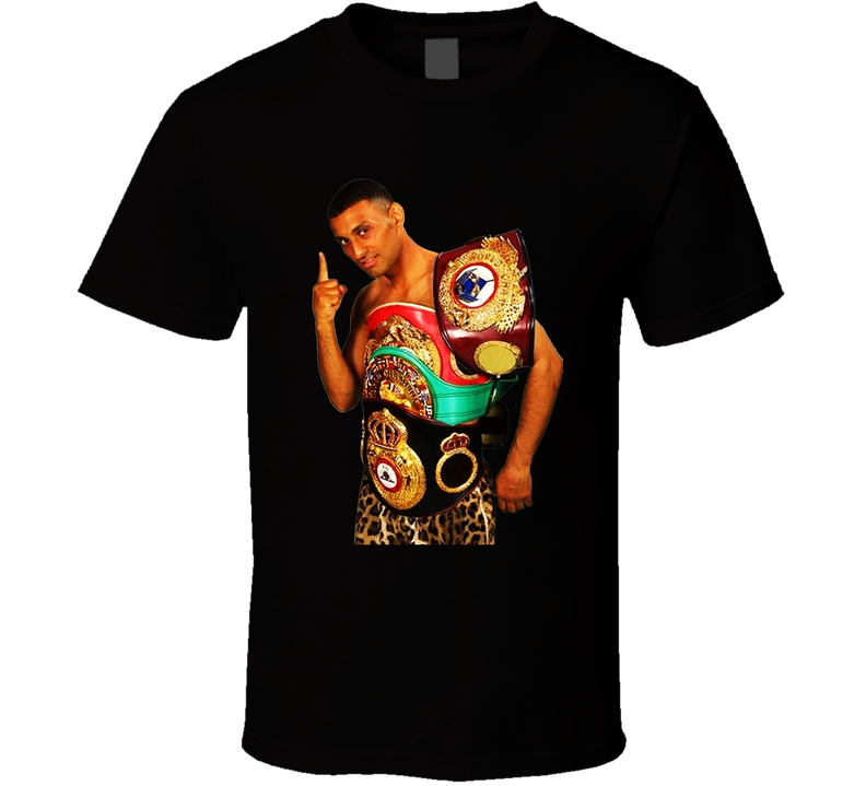Prince Naseem Hamed 4 Belts Retro Boxer Fan Black Unisex T Shirt Prince Naseem Hamed 4 Belts Retro Boxer Fan Black Unisex T Shirt