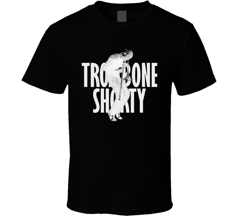 Trombone Shorty American Musician Fan Cool Black Unisex T Shirt