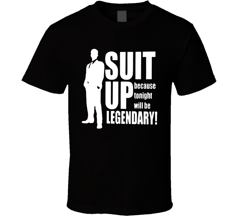 How I Met Your Mother Suit Up Black Unisex T Shirt How I Met Your Mother Suit Up Black Unisex T Shirt