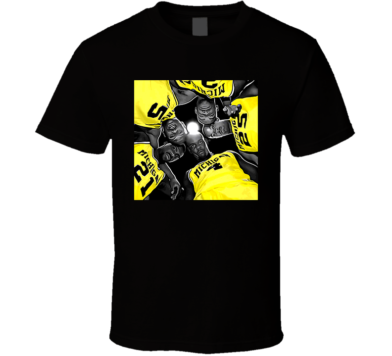 Michigan Fab Five Cool College Basketball Black Unisex T Shirt