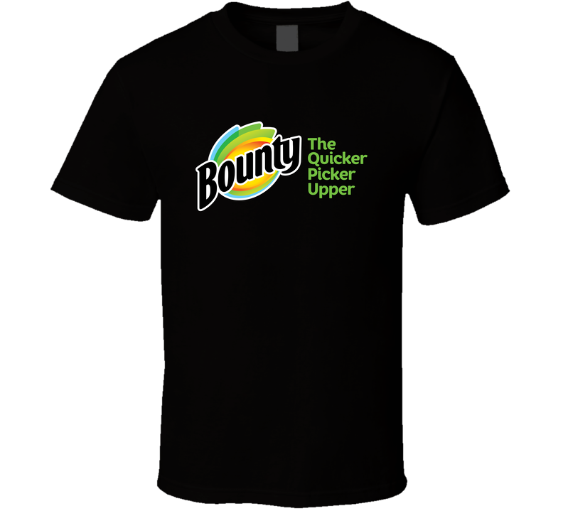 The Quicker Picker Upper Bounty Most Memorable Ad Slogan Black Unisex T Shirt The Quicker Picker Upper Bounty Most Memorable Ad Slogan Black Unisex T Shirt