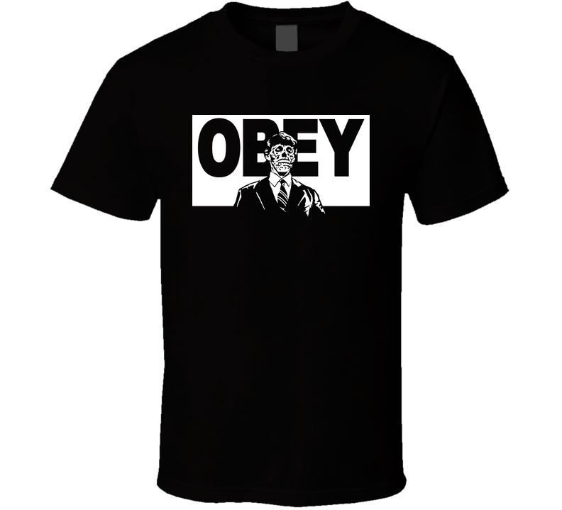 They Live Obey Movie Tribute David Icke Black Unisex T Shirt