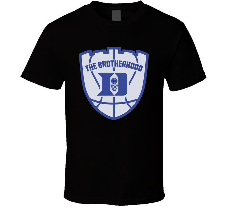 The Brotherhood Duke's Blue Devils Basketball Black Unisex T Shirt The Brotherhood Duke's Blue Devils Basketball Black Unisex T Shirt