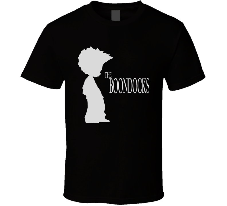 The Boondocks Cartoon Black Unisex T Shirt