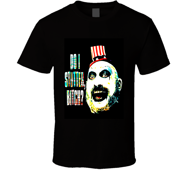 Capt JT Spaulding Devil's Rejects JOE Black Unisex T Shirt Capt JT Spaulding Devil's Rejects JOE Black Unisex T Shirt