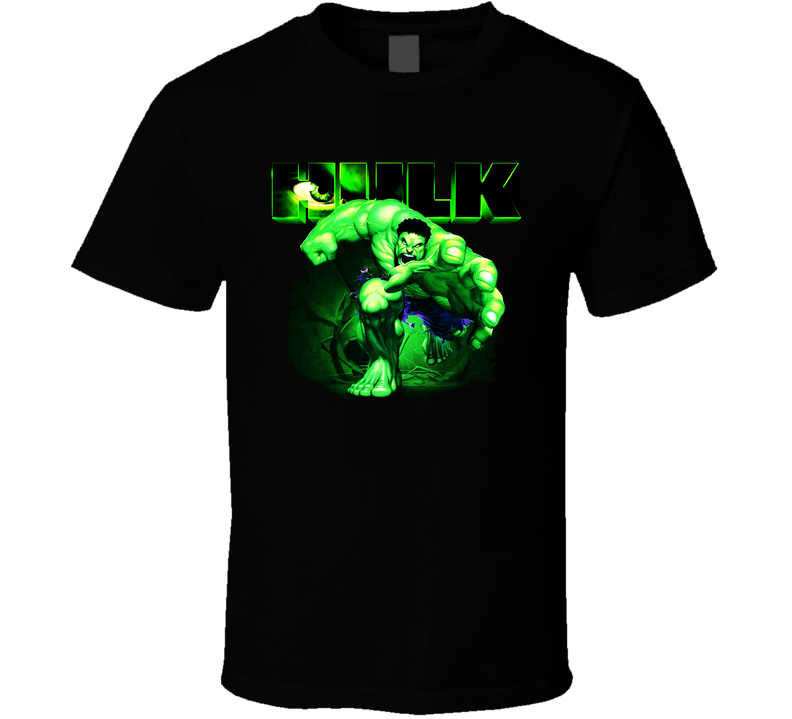 The Incredible Hulk Movie Comic Black Unisex T Shirt The Incredible Hulk Movie Comic Black Unisex T Shirt