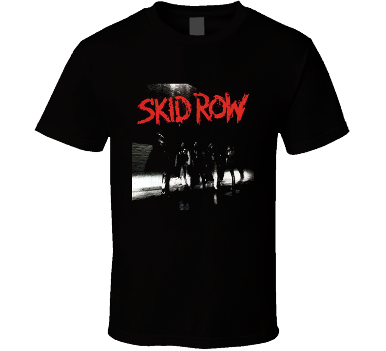 Skid Row Album Cover Rock Group Black Unisex T Shirt Skid Row Album Cover Rock Group Black Unisex T Shirt