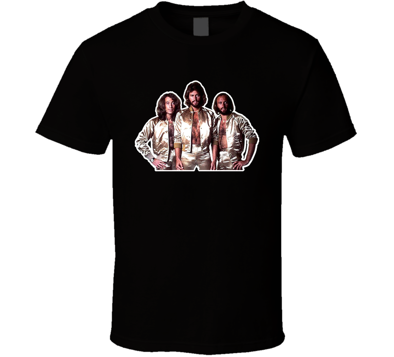 Bee Gees 70s Disco Black Unisex T Shirt Bee Gees 70s Disco Black Unisex T Shirt