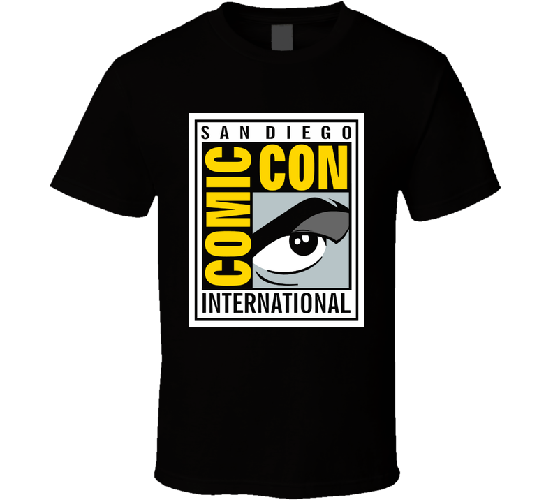 Comic Con San Diego 2010 Black Black Unisex T Shirt Comic Con San Diego 2010 Black Black Unisex T Shirt