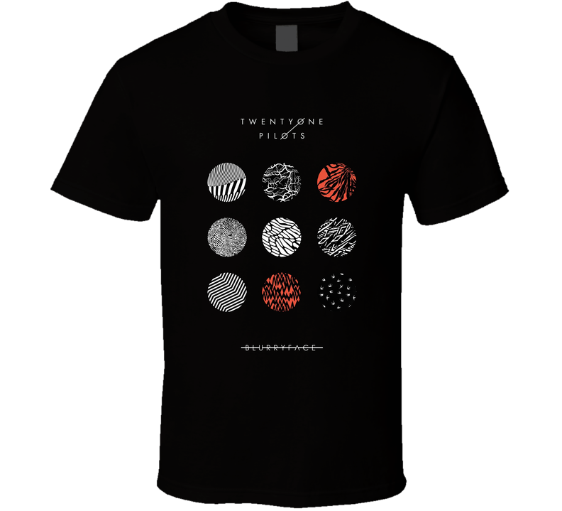 Twenty One Pilots Blurryface Music Fan Black Unisex T Shirt Twenty One Pilots Blurryface Music Fan Black Unisex T Shirt