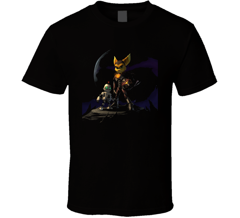 Ratchet And Clank Video Game Black Unisex T Shirt Ratchet And Clank Video Game Black Unisex T Shirt