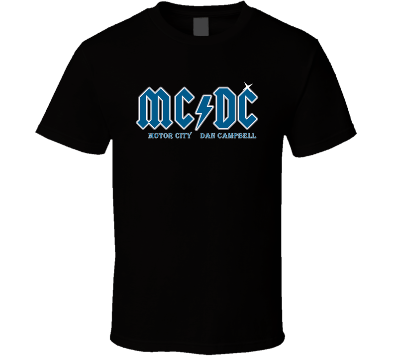 Motor City Dan Campbell Mc Dc Football Fan Black Unisex T Shirt Motor City Dan Campbell Mc Dc Football Fan Black Unisex T Shirt