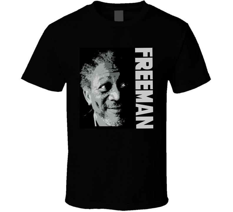 Morgan Freeman Actor Star Black Unisex T Shirt