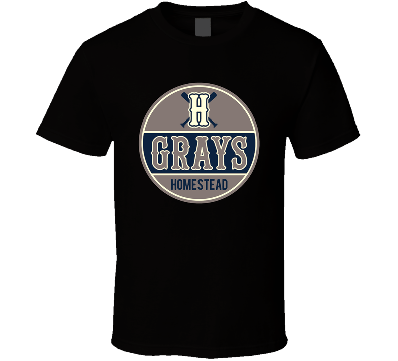 Homestead Greys Negro Baseball Team Retro Black Unisex T Shirt Homestead Greys Negro Baseball Team Retro Black Unisex T Shirt