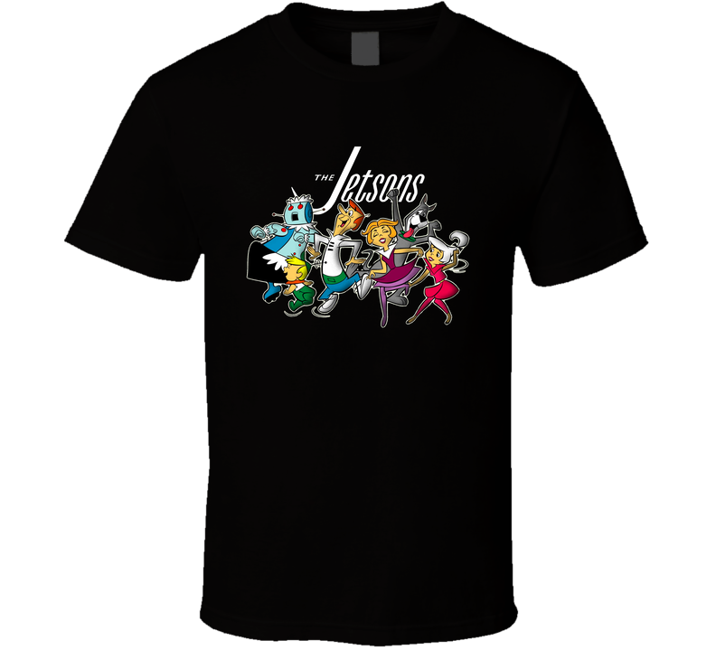 Retro Cartoon The Jetsons Black Unisex T Shirt Retro Cartoon The Jetsons Black Unisex T Shirt