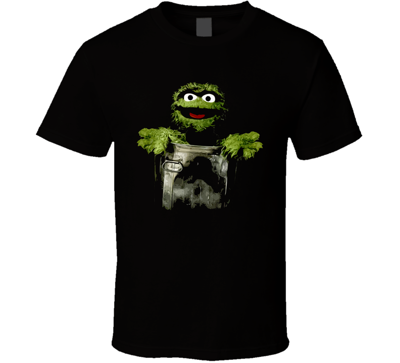 Oscar The Grouch Black Unisex T Shirt Oscar The Grouch Black Unisex T Shirt