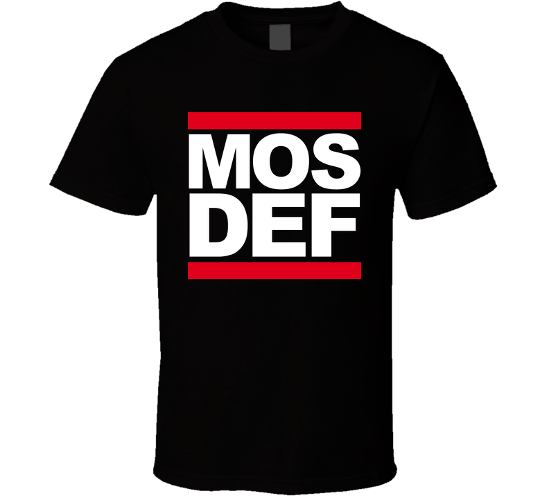 Mos Def Dmc Rap Black Unisex T Shirt Mos Def Dmc Rap Black Unisex T Shirt