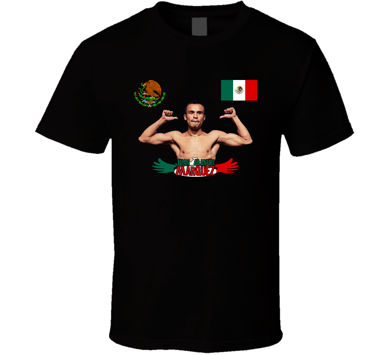Juan Manuel Marquez Boxing Mexico Black Unisex T Shirt Juan Manuel Marquez Boxing Mexico Black Unisex T Shirt