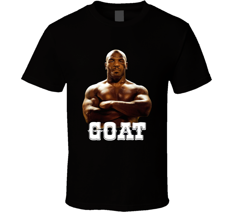 Mike Tyson Goat Greatest Of All Time Boxing Fight Fan Black Unisex T Shirt