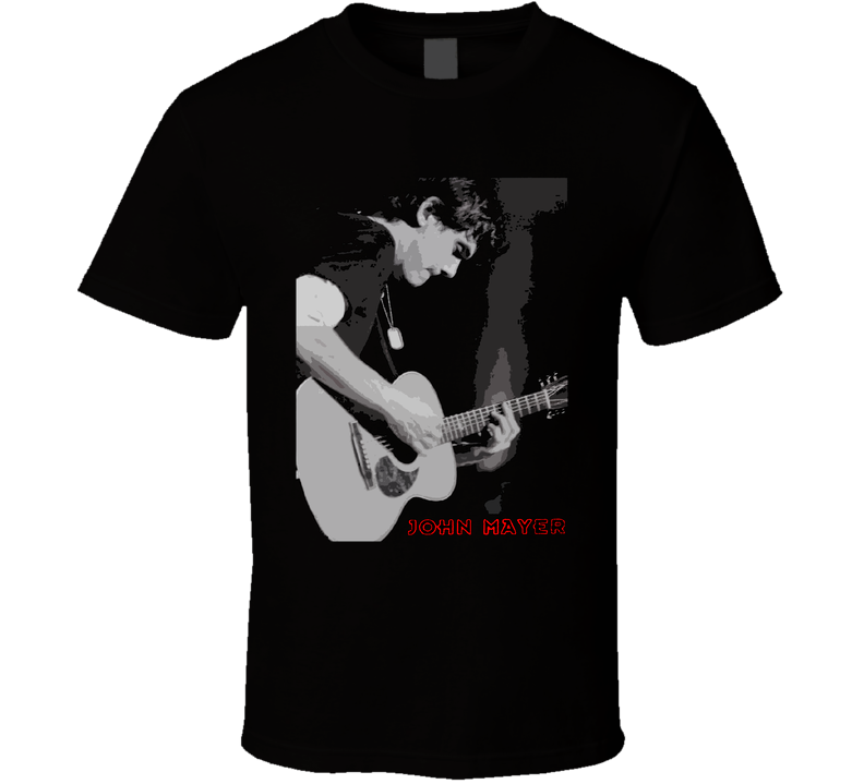 John Mayer Musician Guitarist Black Unisex T Shirt