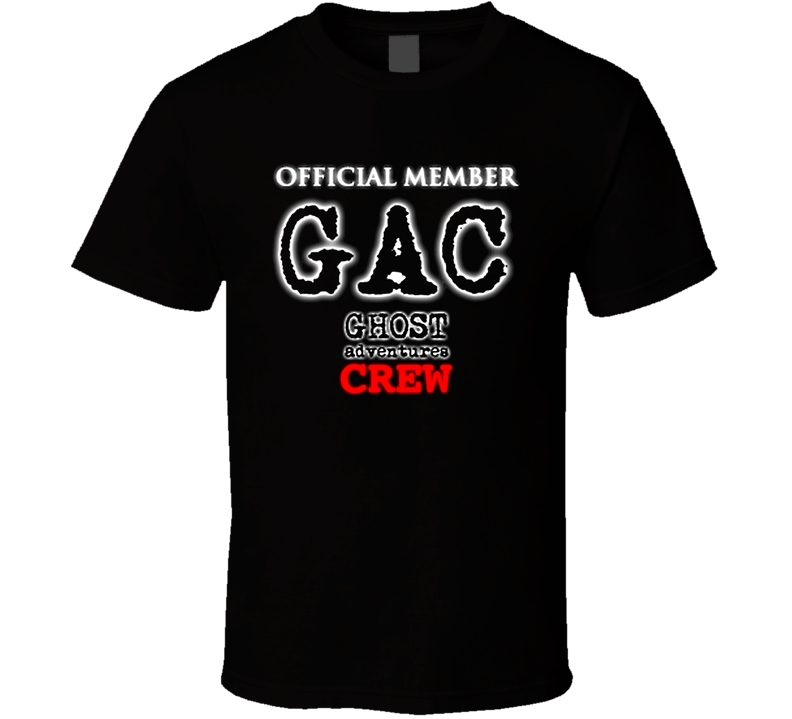 Official Ghost Adventures Crew Black Unisex T Shirt