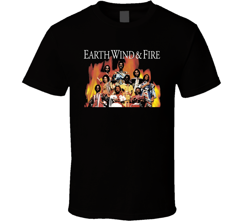 Cool Earth Wind And Fire Retro Funk Soul Black Unisex T Shirt