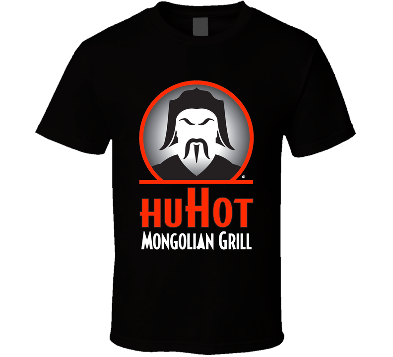 Huhot Mongolian Grill Top American Chinese Fast Food Cool Black Unisex T Shirt