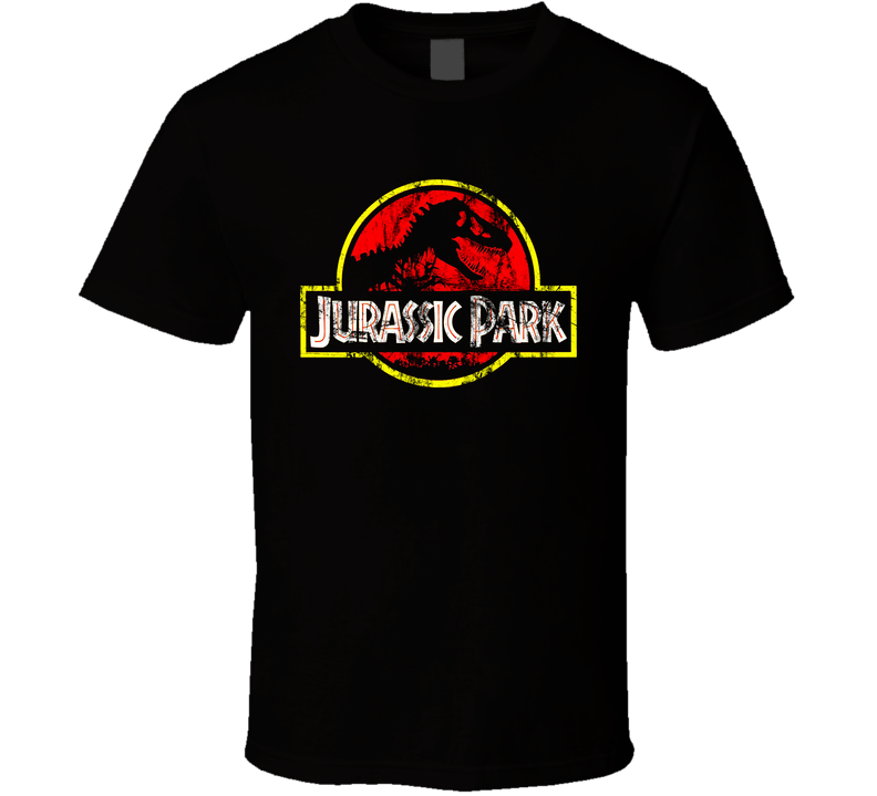 Jurassic Park 90s Movie Black Unisex T Shirt