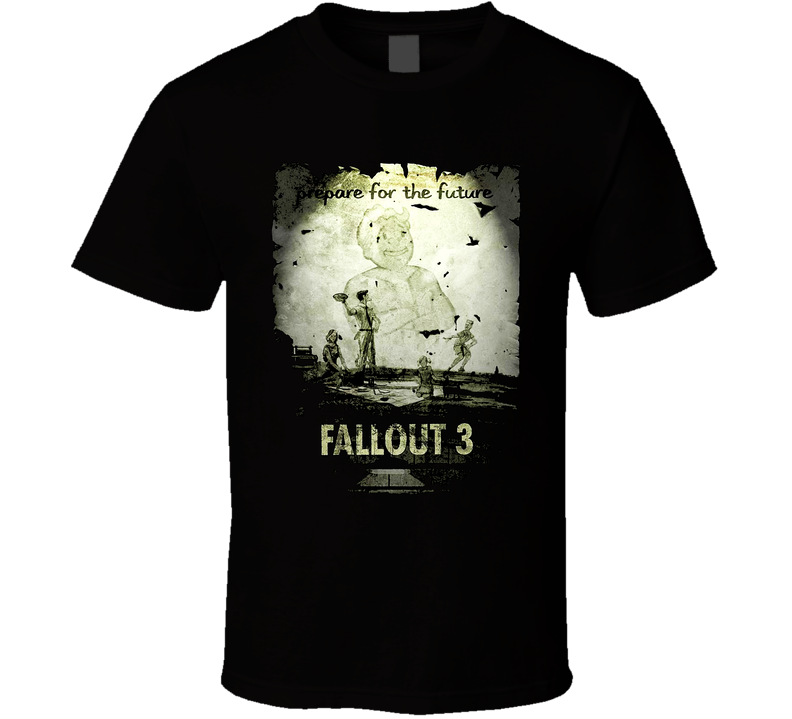 Fallout 3 Video Game Black Unisex T Shirt Fallout 3 Video Game Black Unisex T Shirt