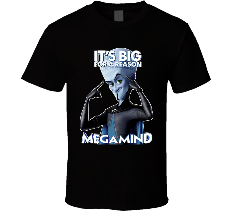 Megamind Animated Movie 2011 Black Unisex T Shirt