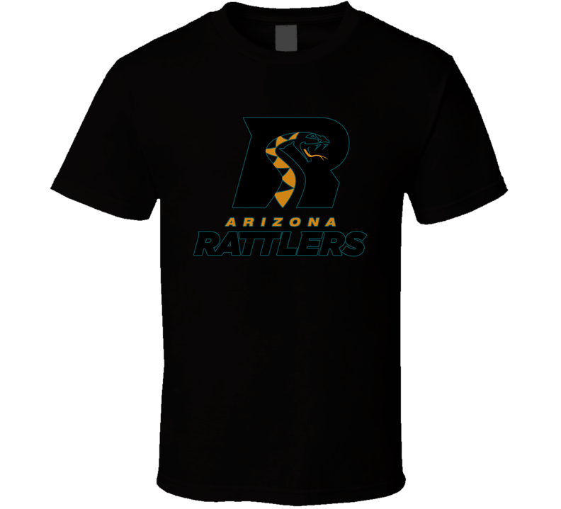 Arizona Rattlers Arena Football League Team Fan Logo Black Unisex T Shirt