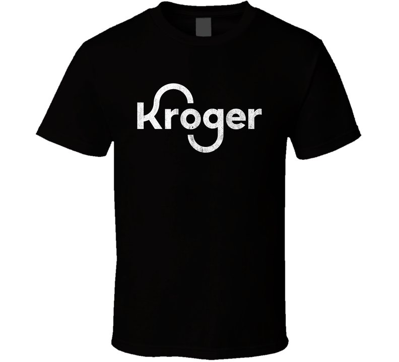Kroger Grocery Store Logo Vintage Grunge Look Black Unisex T Shirt