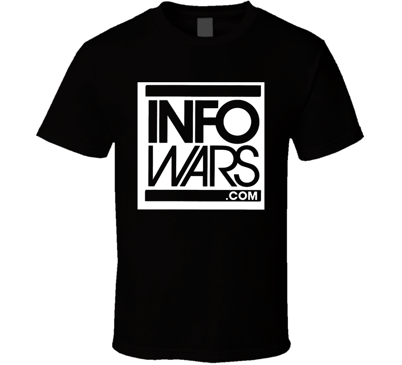 Info Wars Dot Com Logo Black Unisex T Shirt