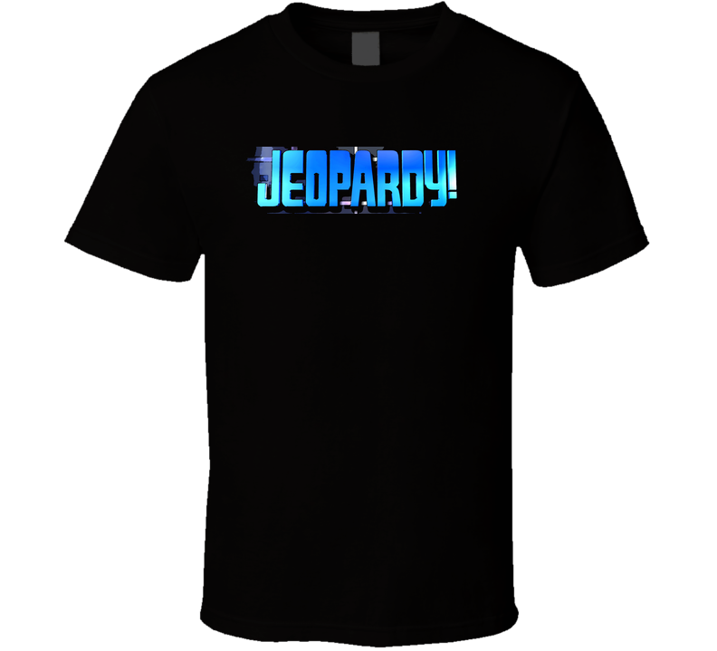 Jeopardy Game Show Logo Black Unisex T Shirt