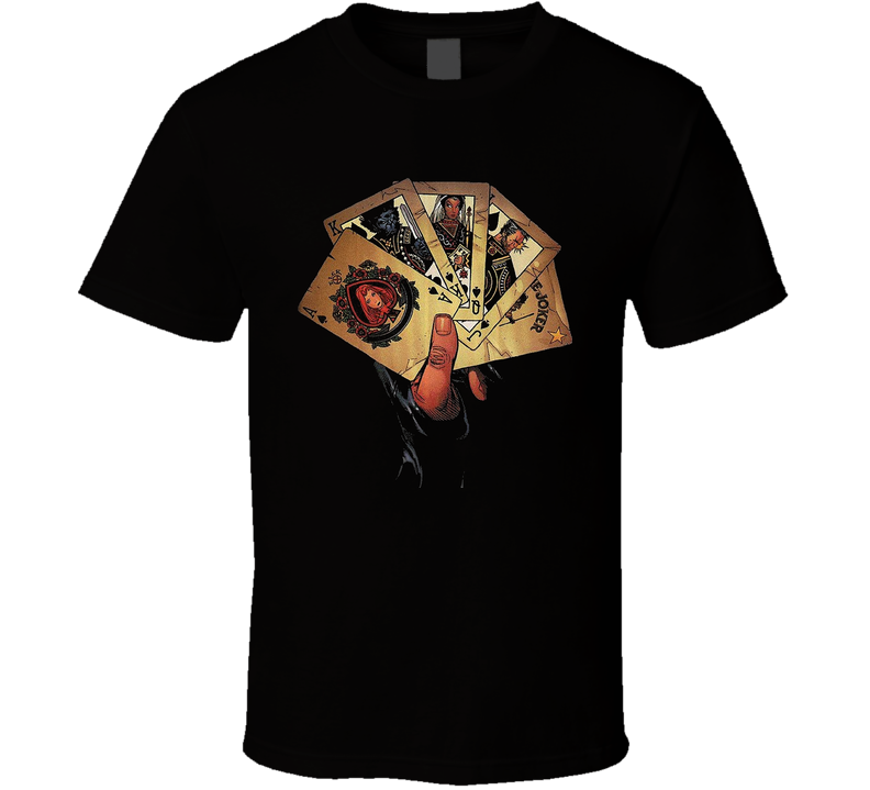 Gambit Card X Men Origins Black Unisex T Shirt