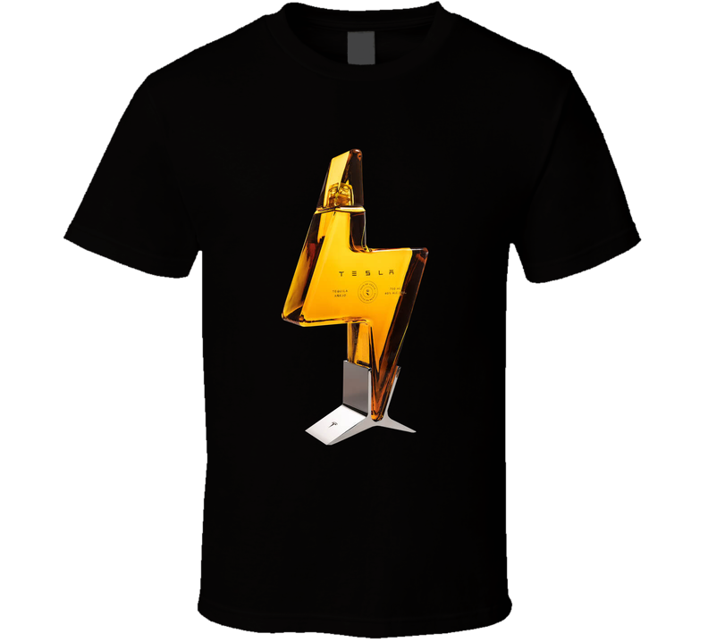 Tesla Tequila Exclusive Premium Alcohol 100 Percent De Agave Black Unisex T Shirt