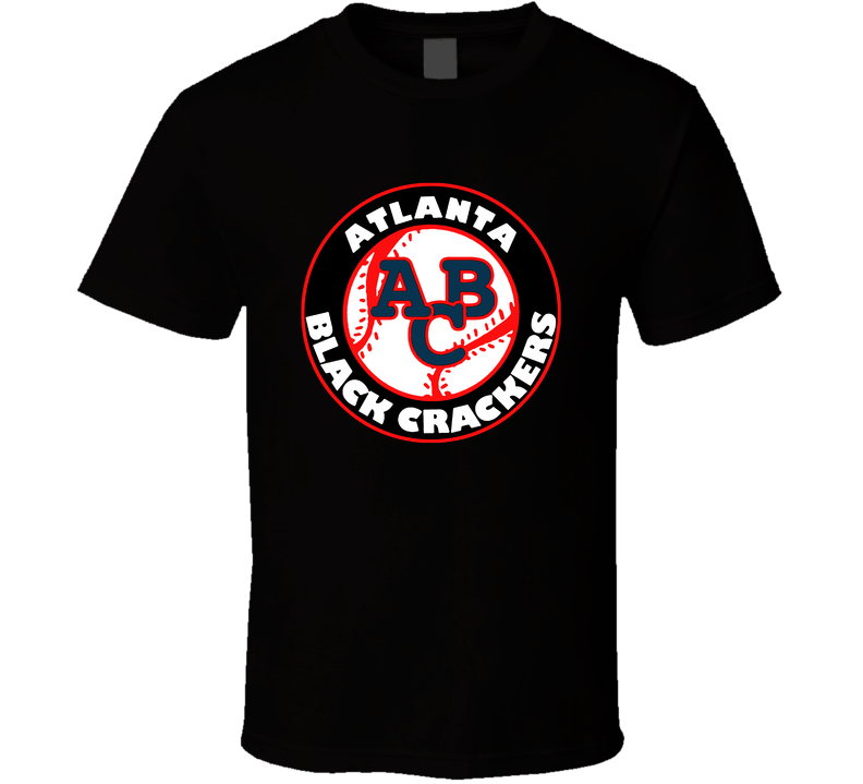 Atlanta Black Crackers Negro Baseball Team Retro Black Unisex T Shirt Atlanta Black Crackers Negro Baseball Team Retro Black Unisex T Shirt