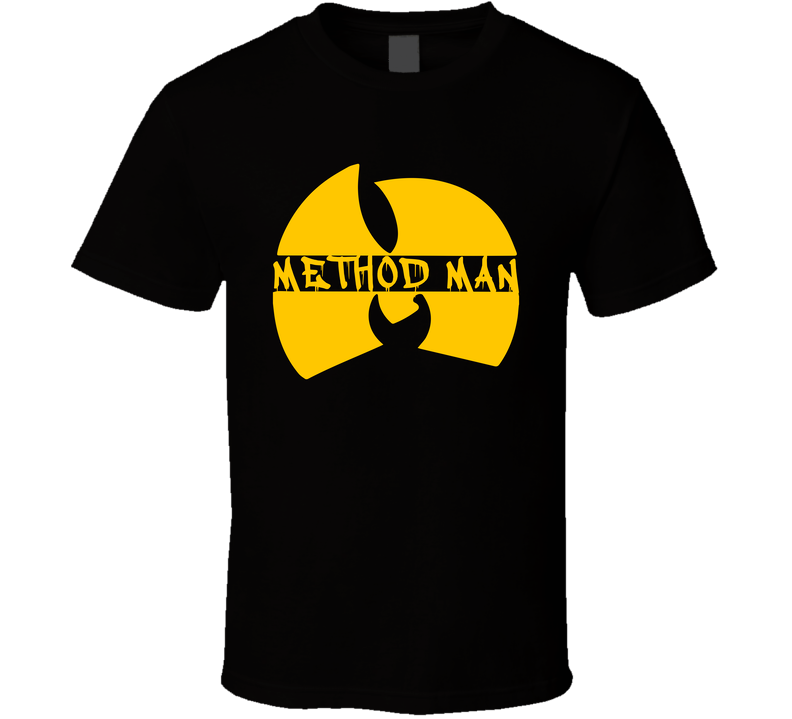 Wutang Method Man Logo Parody Hip Hop Rap Music Fan Black Unisex T Shirt