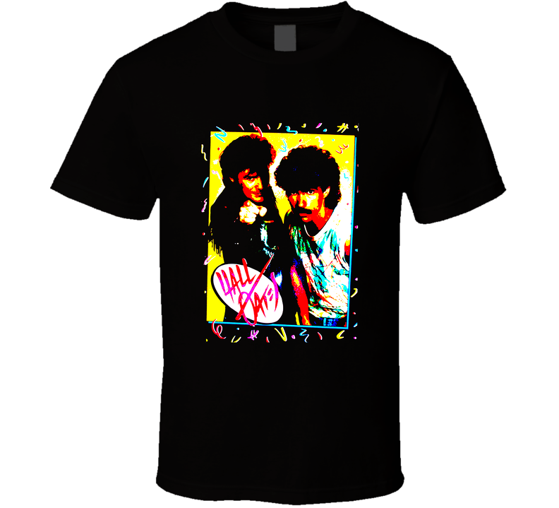 Hall And Oates Retro New Wave Rock 80s Black Unisex T Shirt Hall And Oates Retro New Wave Rock 80s Black Unisex T Shirt